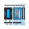 thumbnail image 7 of Case for Amazon Fire 7 12th Gen 2022 Release with Kickstand, Heavy Duty Shockproof Protective Cover with Stylus Pen Nav, 7 of 7