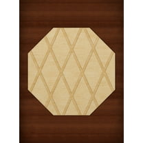 Dalyn Dover Area Rug DV11 Dv11 Lemon Ice Lines Diamonds 12' x 12' Octagon