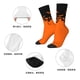 thumbnail image 5 of Balery Halloween With Black Bats Calcetas Largas con Estampado para Hombre y Mujer – Suaves y Transpirables, Talla Única (US 5-11), 5 of 6