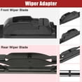 thumbnail image 5 of 3 Pcs 24" 18" 12" Front Rear Windshield Wiper Blade Set Fit for Kia Sportage with J / U Hook Black, 5 of 5