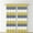 Yellow, variant on Nanqianyi Blue and White Striped Blackout Curtains for Bedroom 96 Inches Long, Room Darkening Thermal Insulated Grommet Drapes 2 Panels, 42" W x 96" L