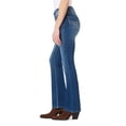 thumbnail image 2 of WallFlower Women's Luscious Curvy Bootcut Mid-Rise Insta Stretch Juniors Jeans (Standard and Plus), 2 of 4