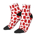 thumbnail image 2 of Bingfone Canada Design Patterned Men'S Women'S Casual Cotton Socks, 2 of 9