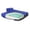 Gel 4 Inch High, variant on Wedge Pommel Gel-Foam Cushion 22" x 18" x 4" - Anti-Rotation Wheelchair Seat Cushion for Pressure Relief, Hip Alignment, Support Pad - Dual Density , Cooling Gel -