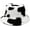 Cow Print Black, variant on Winter Fluffy Fuzzy Bucket Hat Plush Furry Faux Fur Fisherman Hats Warm Hat for Women