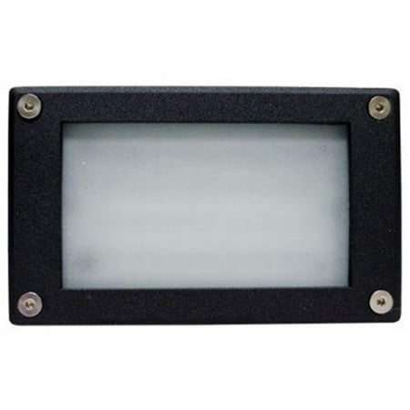 

20 watt Recessed Open Face Brick Step & Wall Fixture Black - 12V