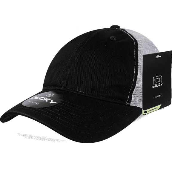 Relaxed Trucker Caps, Black/Grey