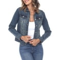 White Mark Women's Classic Denim Jacket - Walmart.com