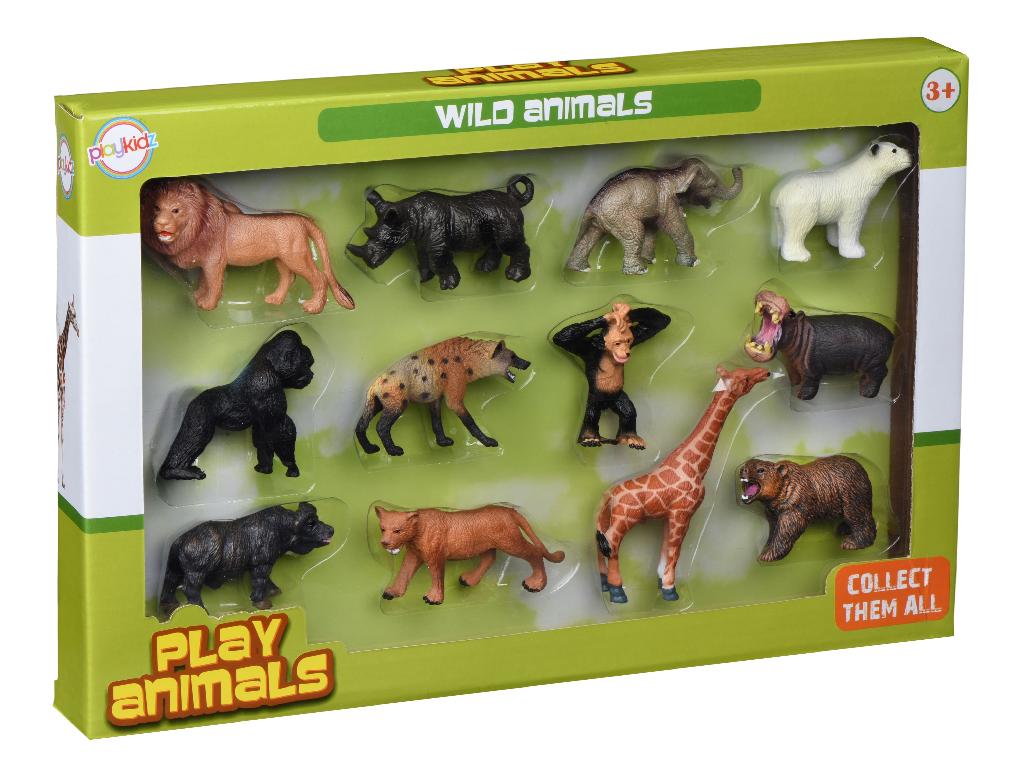 Animal Figures, Jungle Animal Toy Set 