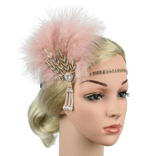 Pink store flapper headband