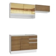 thumbnail image 4 of Cocina Integral Completa 200cm Glamy Madesa 08 - Blanco/Marrón, 4 of 10
