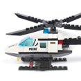 thumbnail image 4 of 102pcs Police Helicopter Creative Building Blocks DIY City Police Series Boys Bricks Toys For Children Gifts, 4 of 4