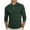 Army Green, variant on Men Long Sleeve Diamond Jacquard Textured Shirt Lapel Collar Three Button Placket Ribbed Cuff Hem Wrinkle Resistant Golf Resort Daily Casual Pullover Green S