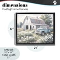 thumbnail image 4 of Stupell Industries Transitional Pastoral Farm Dreams Black Floating Frame Canvas Art, 21 x 17, by Kim Allen, 4 of 8