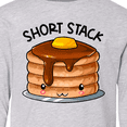 thumbnail image 4 of Inktastic Short Stack Cute Pancake Breakfast Long Sleeve Youth T-Shirt, 4 of 5