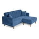 thumbnail image 3 of Sofá Cama Modular Reversible de Lino Azul Modelo Avocata Makora, 3 of 9