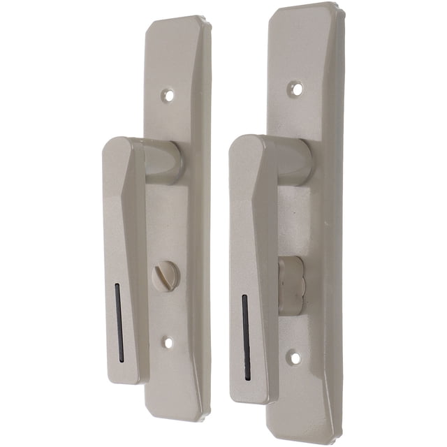 RUNROTOO Poignée de Porte Intérieure Bouton de Porte d'Intimité Nickel Satiné pour Porte de Cuisine 1 Ensemble