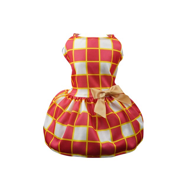 Methold Vestido transpirable de vacaciones para mascotas, de Halloween para perros, Navidad, ajustado, cintura ajustada, Cosplay, ropa con lazo, Ropa para mascotas Pequeño regalo (L) Methold PT004121-11