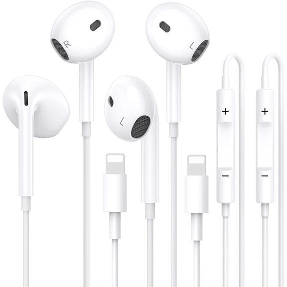 Earbuds Wired Headphones Noise Isolating Wired Earbuds , Compatible with iOS Devices, Supports All iOS Systems