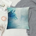 thumbnail image 2 of PRATYUS Turquoise and Grey Art Artwork Contemporary Decorative Gray Home Decorative Throw Pillow Covers Cushion Covers for Bedroom Sofa Living Room 12x12in, 2 of 5