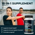 thumbnail image 4 of BioSchwartz 18-in-1 Supplement with Sea Moss, Ashwagandha, and Black Seed Oil, 120 Capsules, 4 of 8