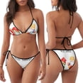 thumbnail image 3 of Balery Summer Gnome Pijama Estampado Bikini de Dos Piezas para Mujer - Conjunto de Bikini Ajustable Sexy y Cómodo para Playa, 3 of 6