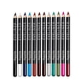 thumbnail image 1 of Juego de lápices delineadores de ojos, 12 colores surtidos, delineadores de ojos hipoalergénicos de larga duración, mate natural, lápices de cera suaves para maquillaje de ojos (negro, gris, marrón, c, 1 of 5