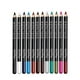 thumbnail image 1 of Juego de lápices delineadores de ojos, 12 colores surtidos, delineadores de ojos hipoalergénicos de larga duración, mate natural, lápices de cera suaves para maquillaje de ojos (negro, gris, marrón, c, 1 of 5