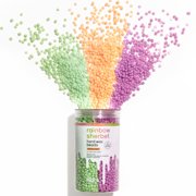 Sliick Rainbow Sherbert Hard Wax Beads, at Home Waxing, for Face & Body, 15oz