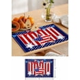 thumbnail image 6 of Stars Stripes Placemats Set of 6, Washable Woven Burlap Cloth Fabric Placemat for Square/Rectangle/Round/Oval Dining Table, Easy Clean Place Mats for Toddlers, Kids Red Blue Independence Memorial Day, 6 of 6