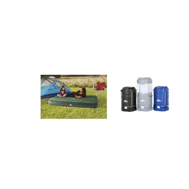 Ozark Trail Tritech Air Mattress Queen 10" with Pump and Cascade