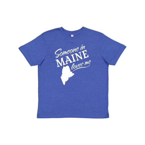 Inktastic Someone in Maine Loves Me Youth T-Shirt