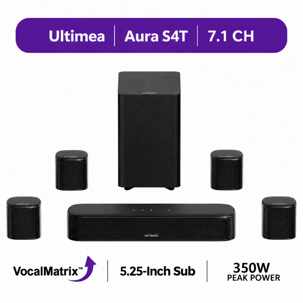Ultimea Aura S4T 7.1 Surround Sound Bar System photo 1