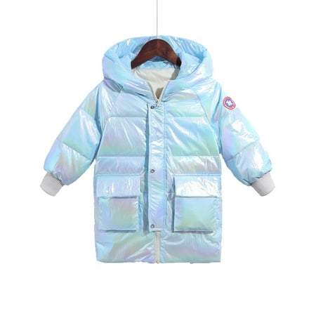 

Verugu Toddler Baby Girls Boys Winter Coat Thicken Warm Jackets Baby Hooded Snow Outwear Coat Kids Winter Cartoon Windproof Coat Hooded Warm Outwear Waistcoat Blue 5-6 Years