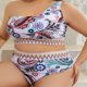 thumbnail image 4 of Tops de Bikini para Mujeres Traje de Baño de Bikini de Cintura Alta Floral Dividido de Gran Tamaño 95% Nylon 5% Spandex, Dos Piezas Modestas para la Playa, 4 of 8