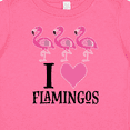 thumbnail image 4 of Inktastic I Love Flamingos Pink Bird Girls Baby T-Shirt, 4 of 5