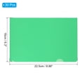 thumbnail image 2 of Uxcell L Type Folders 30 Pack A5 Plastic File Project Pockets Clear Paper Document Jacket Sleeves Green, 2 of 5