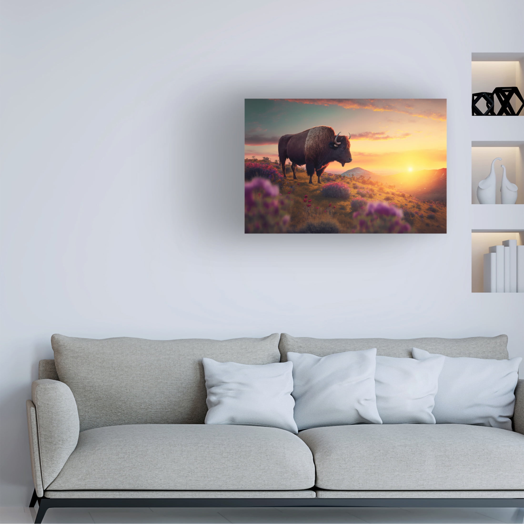 Canvas Wall Art - Ray Heere 'North American Wildlife 59' Wall Art for Living Room, Bedroom, or Office Décor by Trademark Fine Art - 24 x 16 Inches