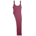 thumbnail image 6 of IUYRTFE Women's Square Neck Sleeveless Asymmetrical Hem Long Tank Top Slim Fit Casual Summer Tunic, 6 of 7