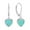 Green, variant on VESITIM Heart Bezel Set Dangle Drop Earrings 925 Sterling Silver Created Pink Opal Leverback Minimalist Earring for Women Jewelry Gift