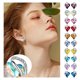thumbnail image 1 of Pendientes de Moda Ganfancp Mujer Geometricos Corazon 1 Par, 1 of 2