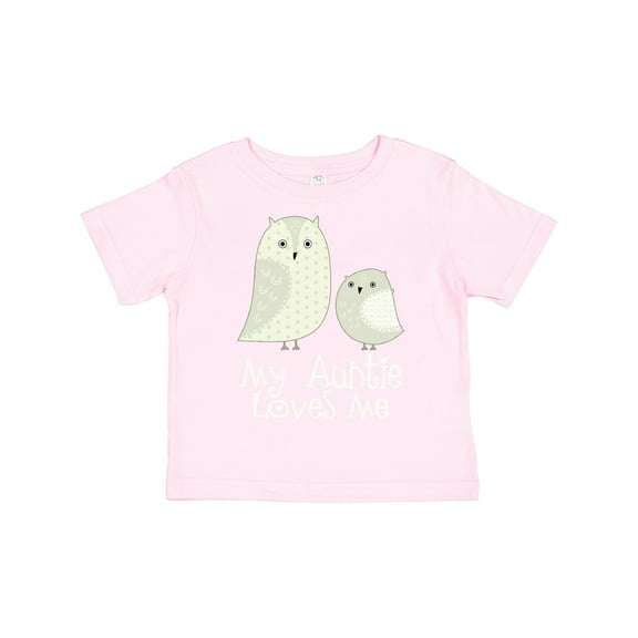 Inktastic My Auntie Loves Me Owl Boys or Girls Toddler T-Shirt