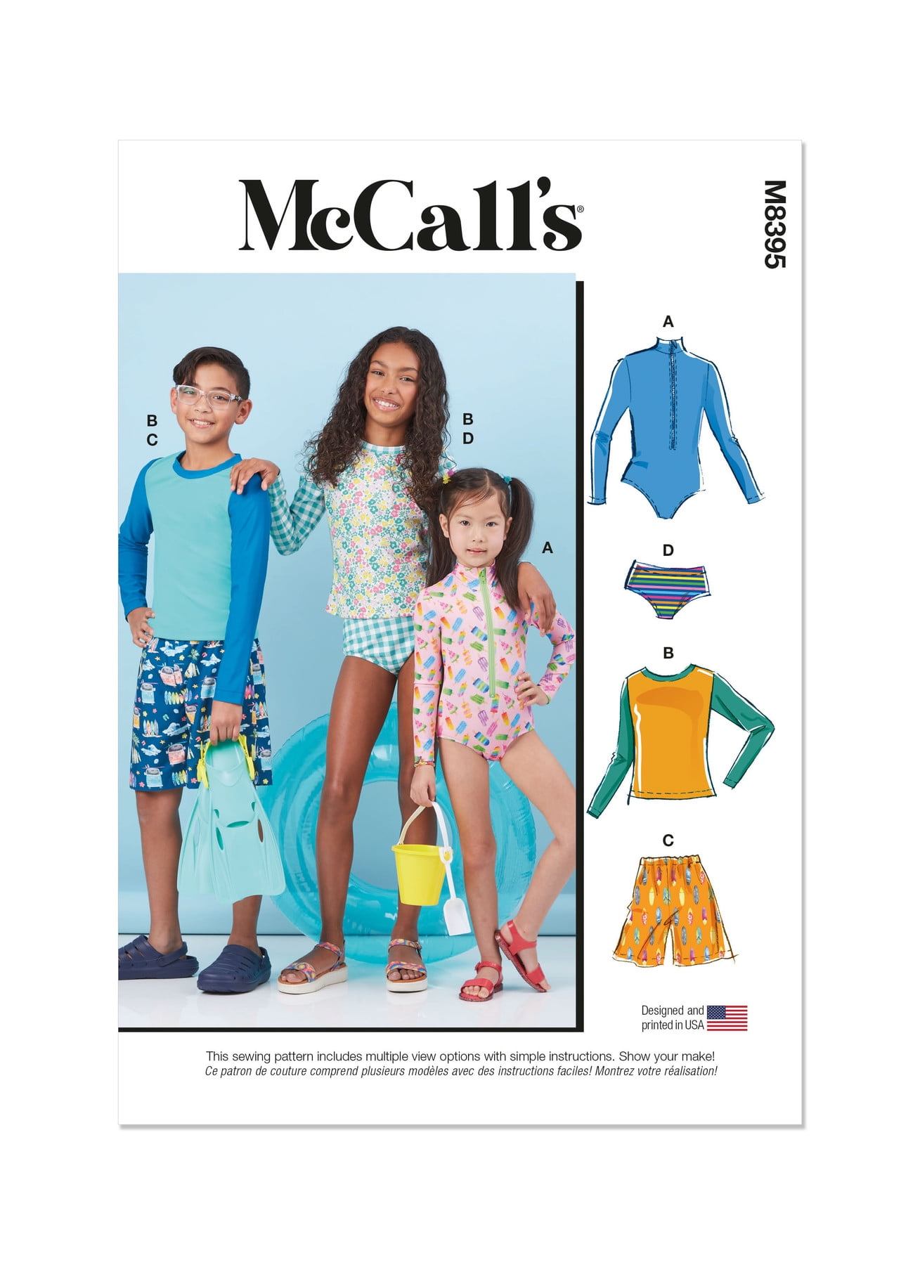 Modello Mc Call's 8411D5 Vestaglia dal 32 al 40