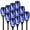 Blue, variant on Toodour Solar Halloween Lights Outdoor, 12 Pack LED Solar Torch Lights with Flickering Flame, Waterproof Halloween Decorations for Patio Garden Yard Pathway Landscape, Blue