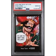 Graded 2025 One Piece Don! Card OP13 Gold D Roger Trading Card Game PSA 10 Gem Mint
