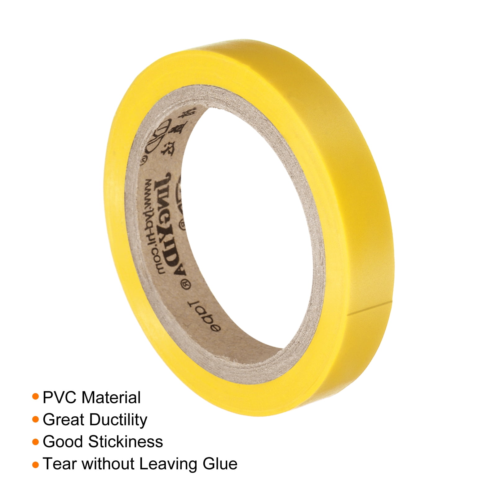 Unique Bargains Grip Finishing Tape Racket Accessories Sticky Seal for Tennis Badminton Yellow