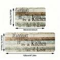 thumbnail image 2 of SugarBloom 2-Piece Kitchen Mats Set with Memory Foam, Waterproof Non-Slip Floor Mats for Kitchen, Laundry Room, Home Office, Cushioned Comfort Rug,, 2 of 5