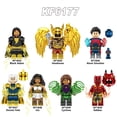 thumbnail image 3 of Black Super Spider Adam Doctor Fate Cyclone Hawk Man Heroes Mini Ladrillos Figura De Bloque De Construcción Juguete De Plástico KF6177 X0349, 3 of 4