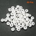 thumbnail image 2 of Wire Protector Oil Resistant Rubber Grommets 3mm Mounting Dia 65Pcs White, 2 of 4