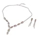 thumbnail image 1 of Conjunto De Aretes Colgantes Con Collar De Diamantes De Imitación, Conjunto De Joyería De Boda Nupcial De aleación, Brillante, Atemporal Para Mujer Para Fiesta, 1 of 7